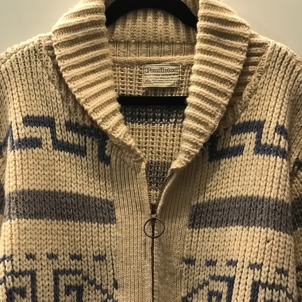Big Lebowski Pendleton Large sweater